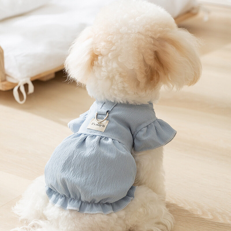 ペット用スカート｜フリル袖・犬服・小型犬・猫・夏・可愛いデザイン・通気|undefined