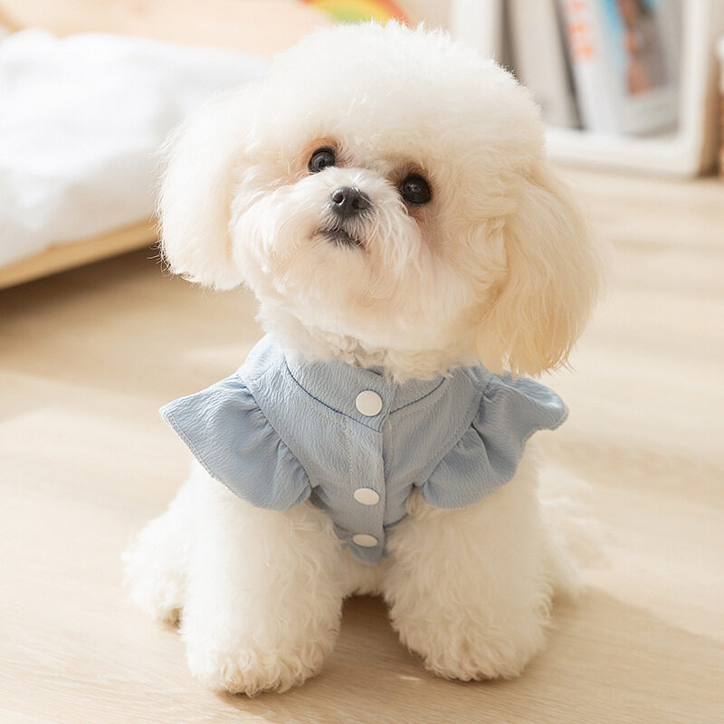 ペット用スカート｜フリル袖・犬服・小型犬・猫・夏・可愛いデザイン・通気|undefined