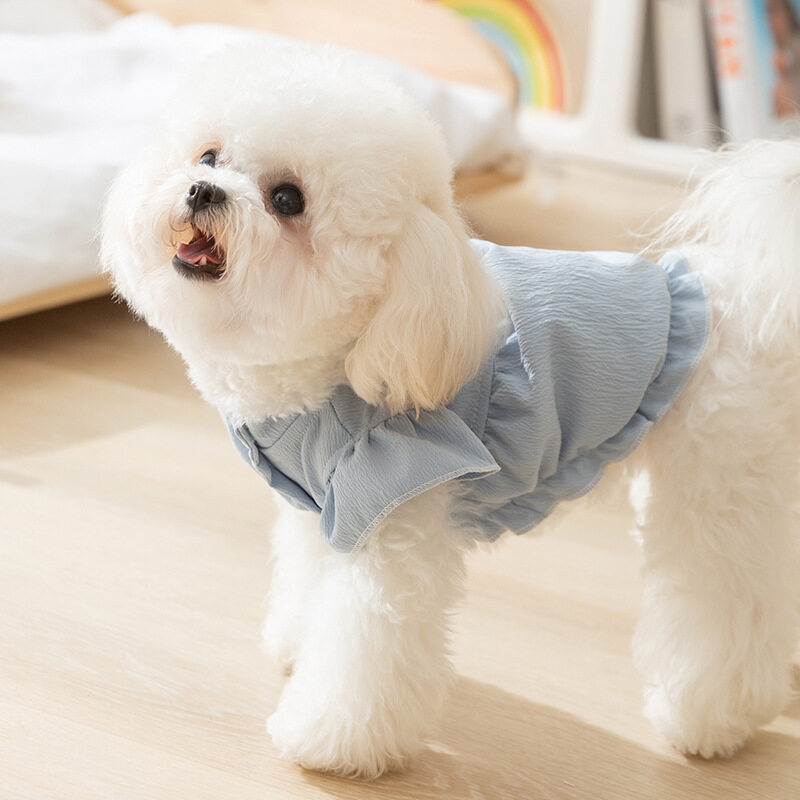 ペット用スカート｜フリル袖・犬服・小型犬・猫・夏・可愛いデザイン・通気|undefined