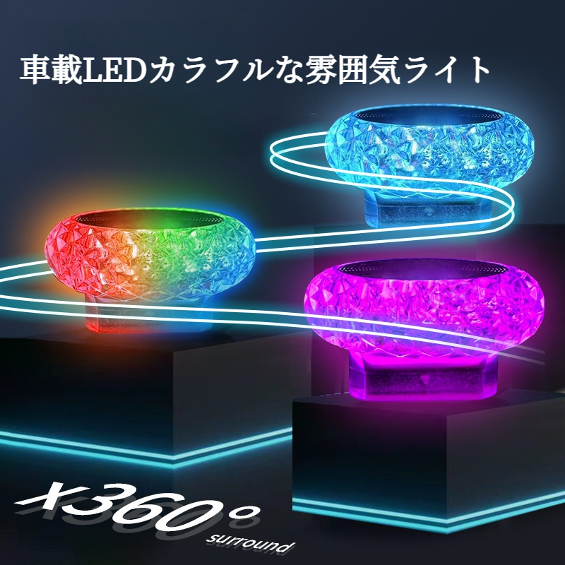 車載LED雰囲気ライト｜カラフル・ミニ・軽量・アクセサリー・USBポート・多色|undefined