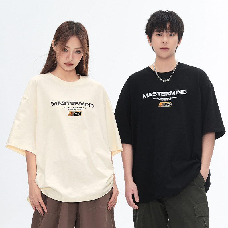 Tシャツ｜プリント・ゆったり・半袖・コットン・アメカジ・オーバーサイズ・ファッション・夏新作・カップル・メンズ・レーディス・服|undefined