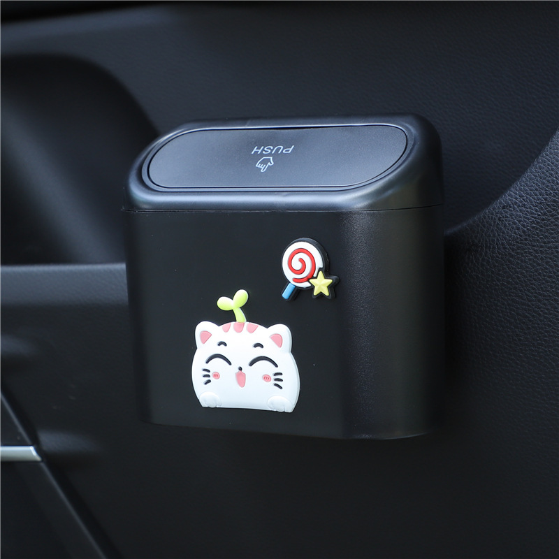 車載ゴミ箱｜カートゥーン柄・可愛い・多機能・取り付け便利|undefined