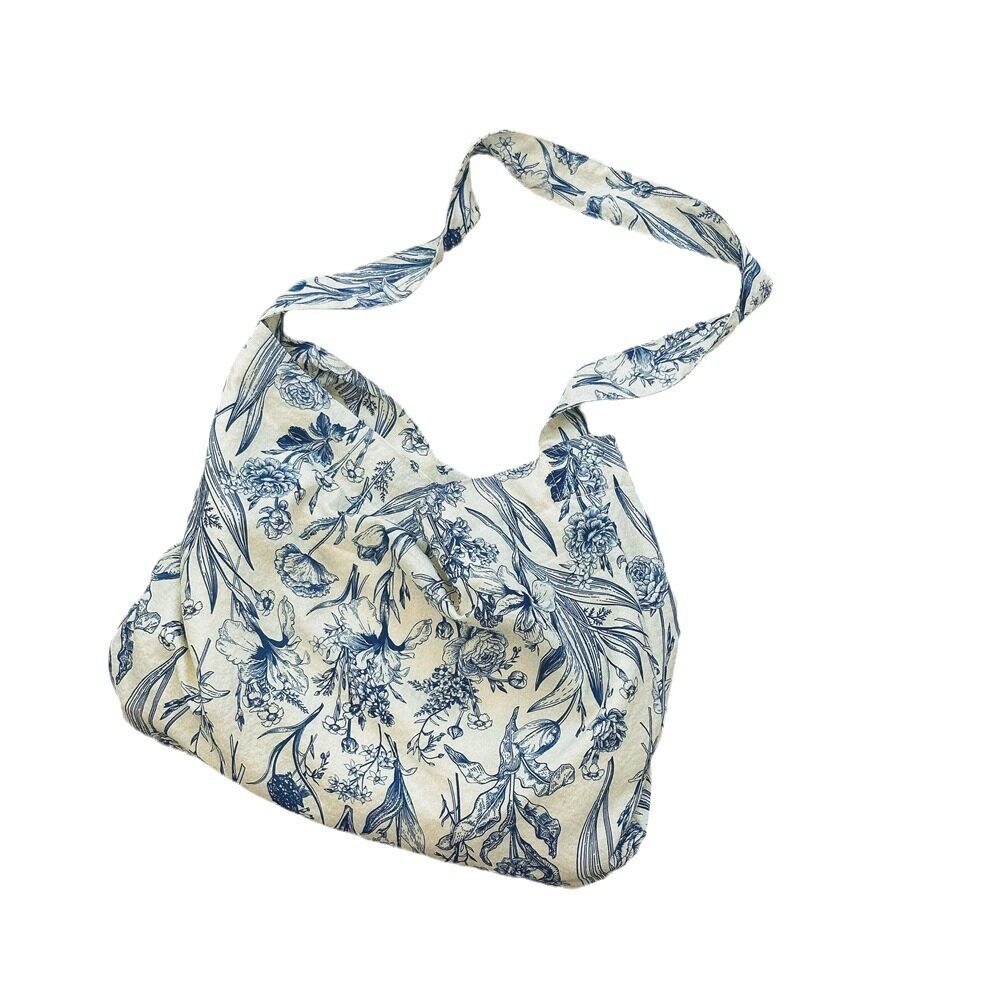 ショルダーバッグ｜花柄・ハンドバッグ・斜め掛け・夏用・薄手・コットンバッグ|undefined