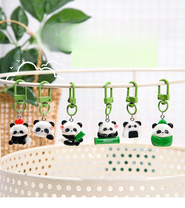 ストラップ｜パンダ・カートゥーン・キーホルダー・可愛い・学生