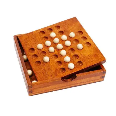 【一人のゲーム】知育木製ボードゲーム｜個人向け・孔明将棋・古典的・欧米風・知育玩具・おもちゃ