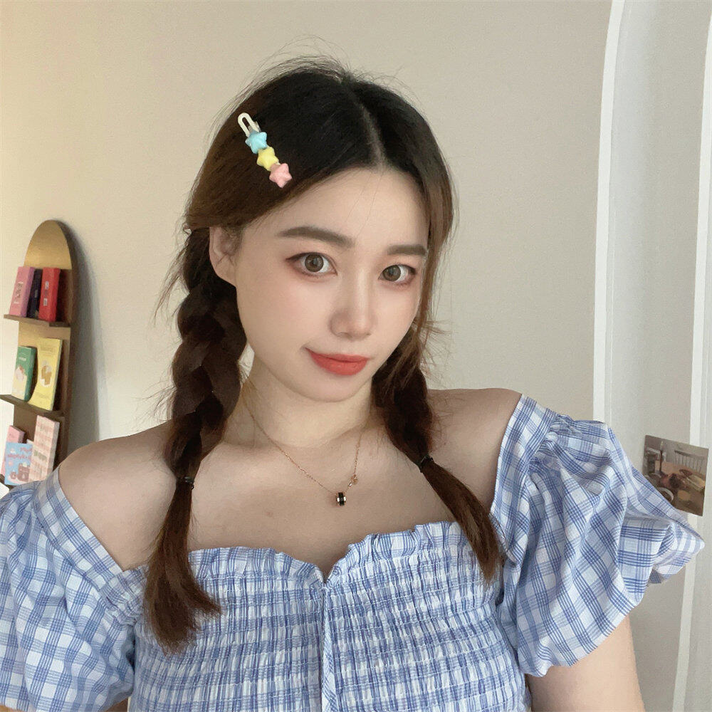 ヘアクリップ｜カラフル・かわいい・星型・セット・前髪・サイドクリップ・ヘアアクセサリー|undefined