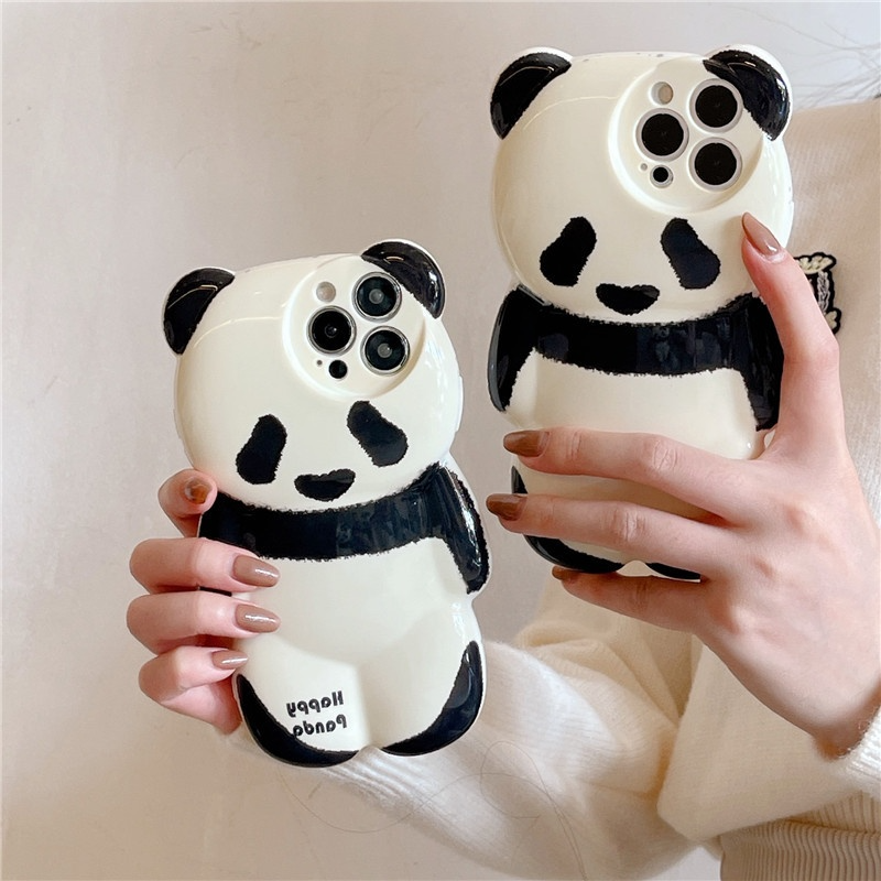 パンダ型ビジューiPhoneケース パンダ型ビジューiPhoneケース iphoneケース かわいい
