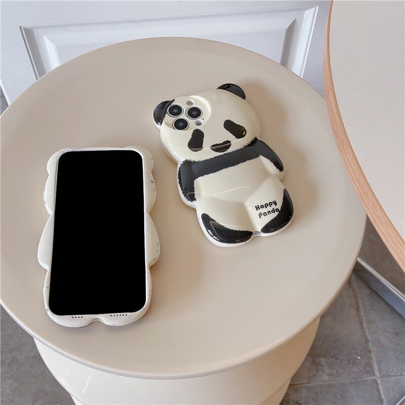 アイフォーンケース｜スマホケース・立体・パンダ・可愛い・衝撃吸収・保護カバー・IPHONE多シリーズに適用|undefined