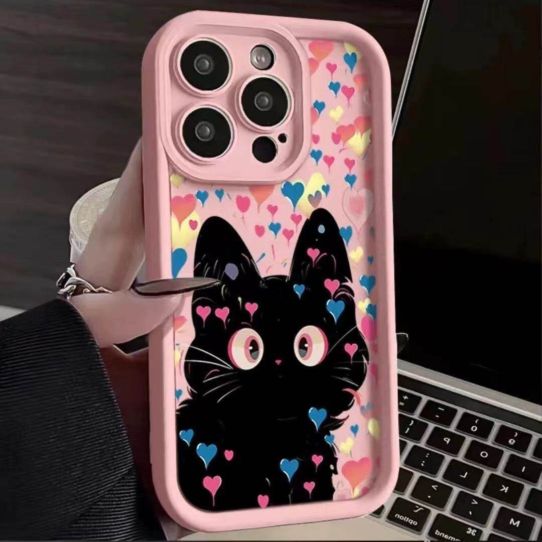 アイフォーンケース｜スマホケース・可愛いネコ・カートゥーン・個性的・IPHONE多シリーズに適用・保護カバー|undefined