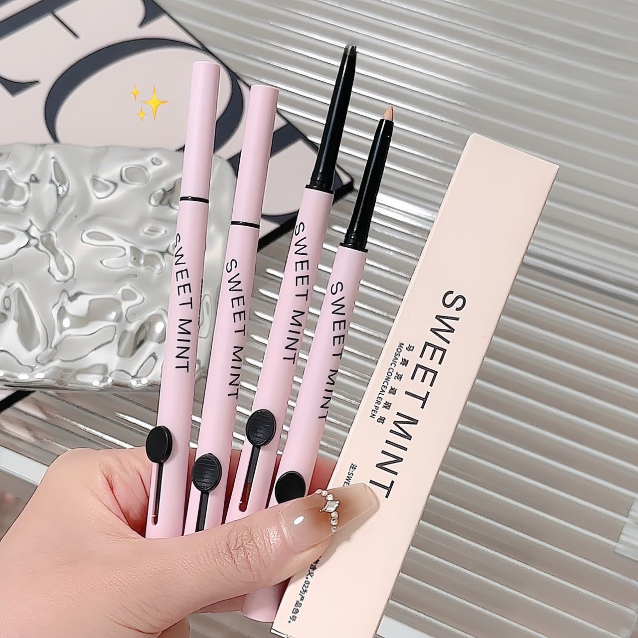 SWEET MINTコンシーラー｜スティックコンシーラー・カラーメイク・黒クマ・ニキビ跡・涙袋・肌色補正・明るくする|undefined