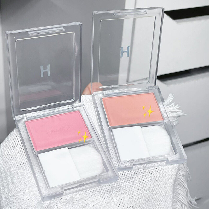HERORANGE単色チークパレット｜【2024秋冬新作】ナチュラル・明るく見せる・粉飛びしにくい・ブラシ付き・韓国風・可愛い|undefined