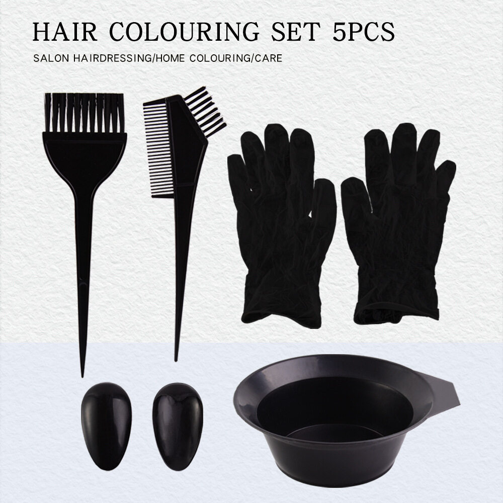 髪染めセット｜使い捨て・7点セット・ヘアカラー道具・サロン用品・手袋・染髪|undefined