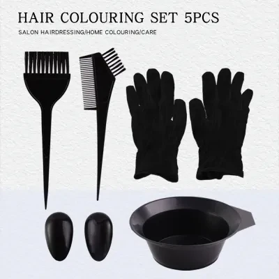 髪染めセット｜使い捨て・7点セット・ヘアカラー道具・サロン用品・手袋・染髪