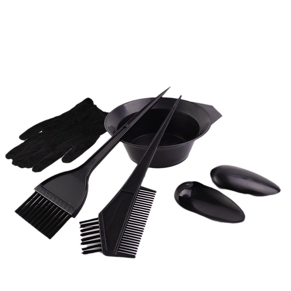髪染めセット｜使い捨て・7点セット・ヘアカラー道具・サロン用品・手袋・染髪|undefined