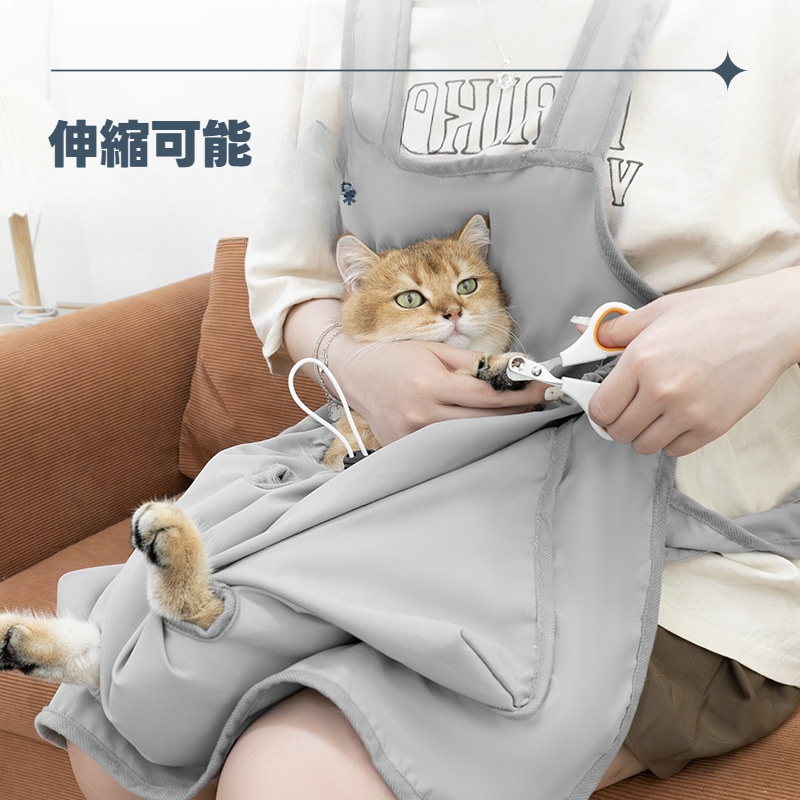 猫抱っこ用エプロン｜夏用・猫服・外出用・便利・爪切り道具|undefined