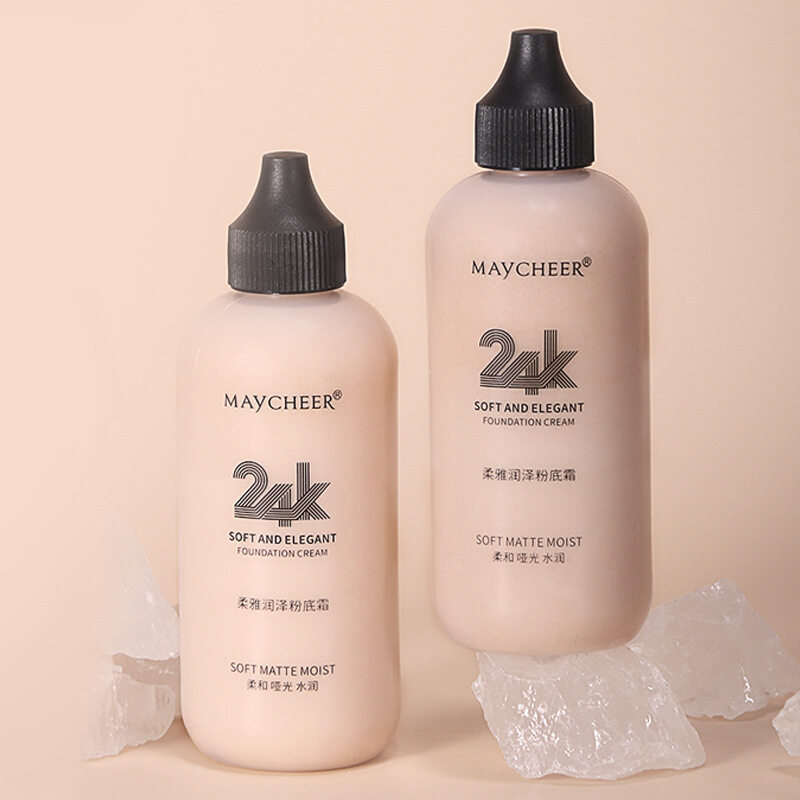 maycheerファンデーション｜24K・柔らかい・保湿・コントロールオイル・肌色を明るく・自然な仕上がり・滑らか・フィット感・繊細|undefined