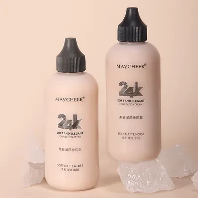 maycheerファンデーション｜24K・柔らかい・保湿・コントロールオイル・肌色を明るく・自然な仕上がり・滑らか・フィット感・繊細