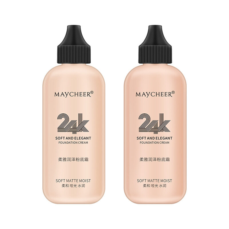 maycheerファンデーション｜24K・柔らかい・保湿・コントロールオイル・肌色を明るく・自然な仕上がり・滑らか・フィット感・繊細|undefined
