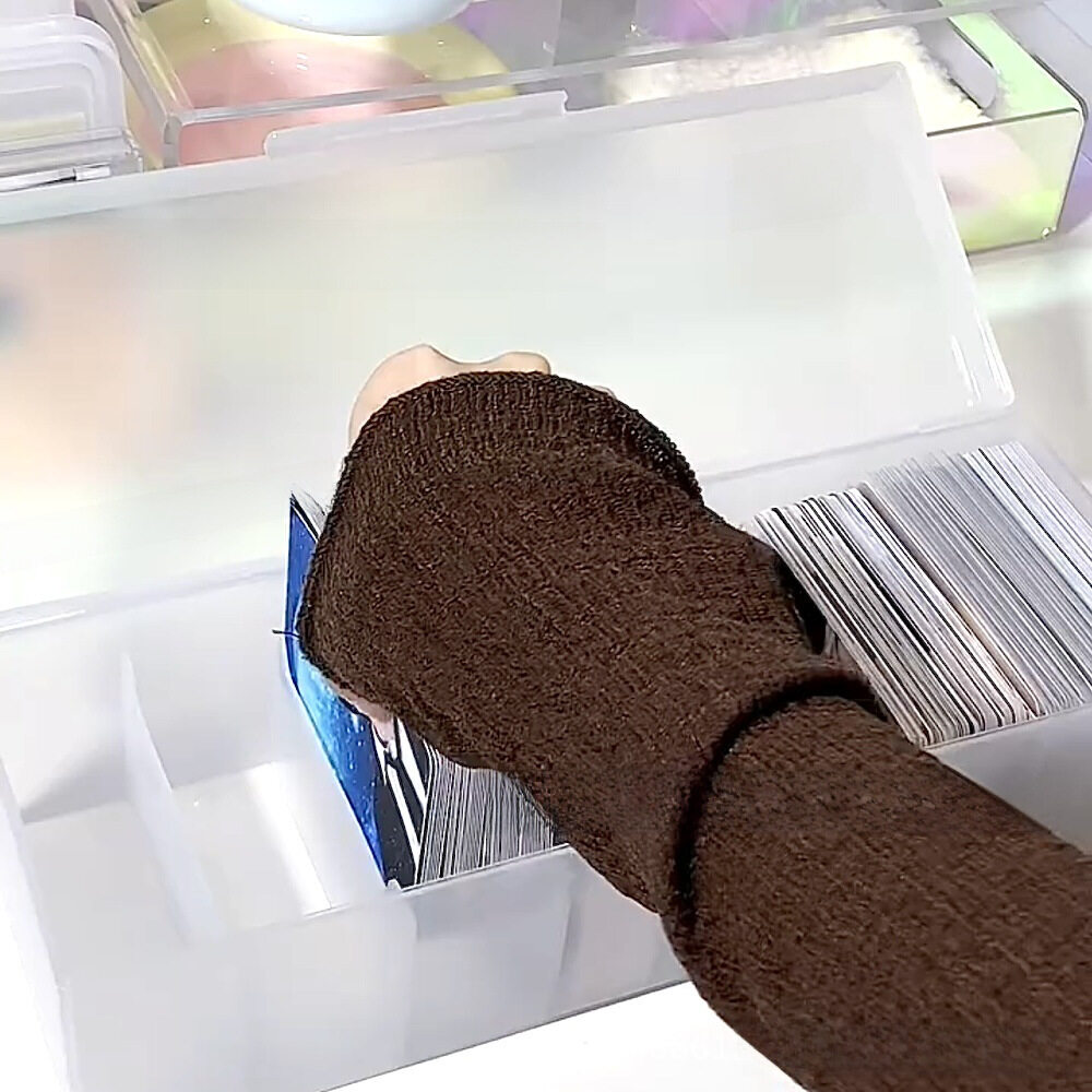 トレカ収納ケース｜BTS・blackpink・twice・マット透明・蓋付き・7つの仕切り・シンプル・インスタで大人気|undefined