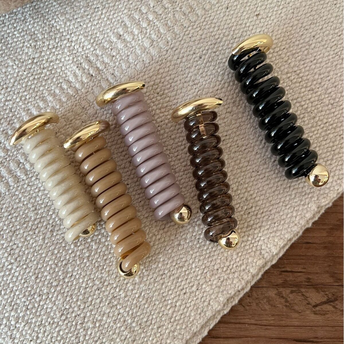 ヘアゴム｜高級・新作・ストレート・電話線デザイン・気品・ポニーテール用・ヘアアクセサリー|undefined
