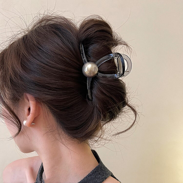 ヘアクリップ｜光沢感のあるパール・2024年新作・高級・ヘアアクセサリー|undefined