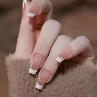 Orange.Nail ネイルチップ｜手作り・光療・着用ネイル・ショート・グラデーション・再利用可能