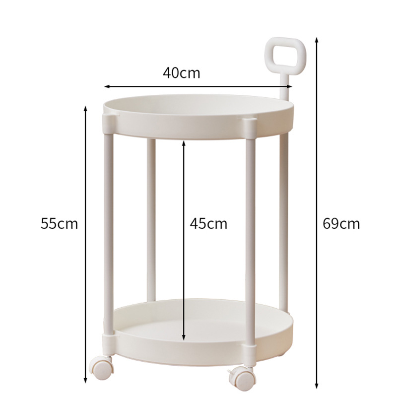 テーブル｜クリーム風・家庭用・移動可能・ソファサイドテーブル・シンプル・小型・ベッドサイド収納ラック・人気・便利|undefined