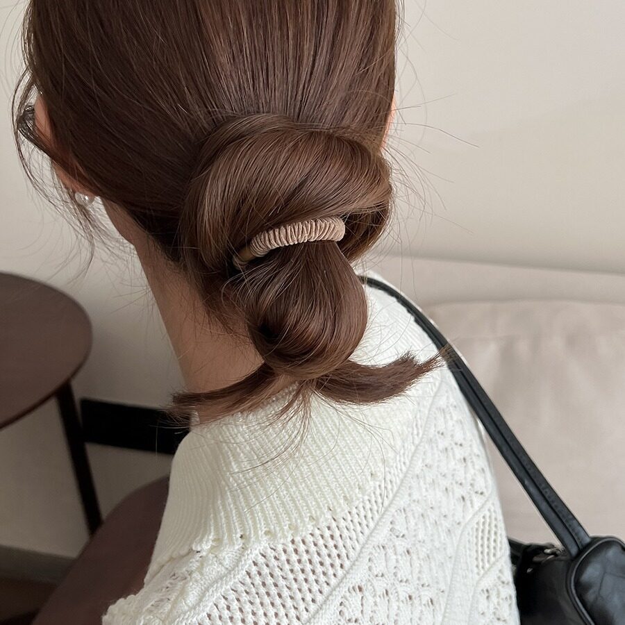 ヘアゴム｜高弾力・ポニーテール用・2024年新作・太め・耐久性・髪まとめる・セット・ヘアアクセサリー|undefined