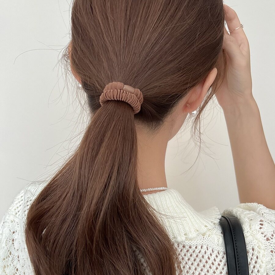 ヘアゴム｜高弾力・ポニーテール用・2024年新作・太め・耐久性・髪まとめる・セット・ヘアアクセサリー|undefined