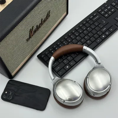 ワイヤレスヘッドセット｜ヘッドフォン・金属製・Bluetooth 5.3・対応・スマートフォン・スポーツ用・ワイヤレス・イヤフォン