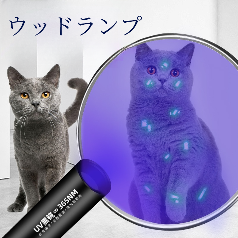 ウッドランプ｜ペット用・真菌検出・防水・紫外線ライト・猫モス検出ライト・犬/猫のケア用|undefined