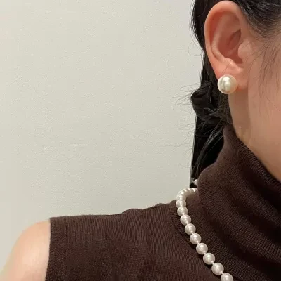 ピアス＆イヤリング｜レトロ・ハイライト・パール・イヤクリップ・イヤリング・小さな電球・新作・トレンド