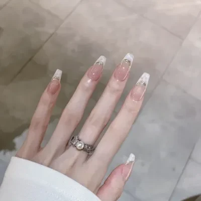 Orange.Nail ネイルチップ｜手作り・着用ネイル・華やか・夢のよう・繰り返し使用可能・取り外し可能