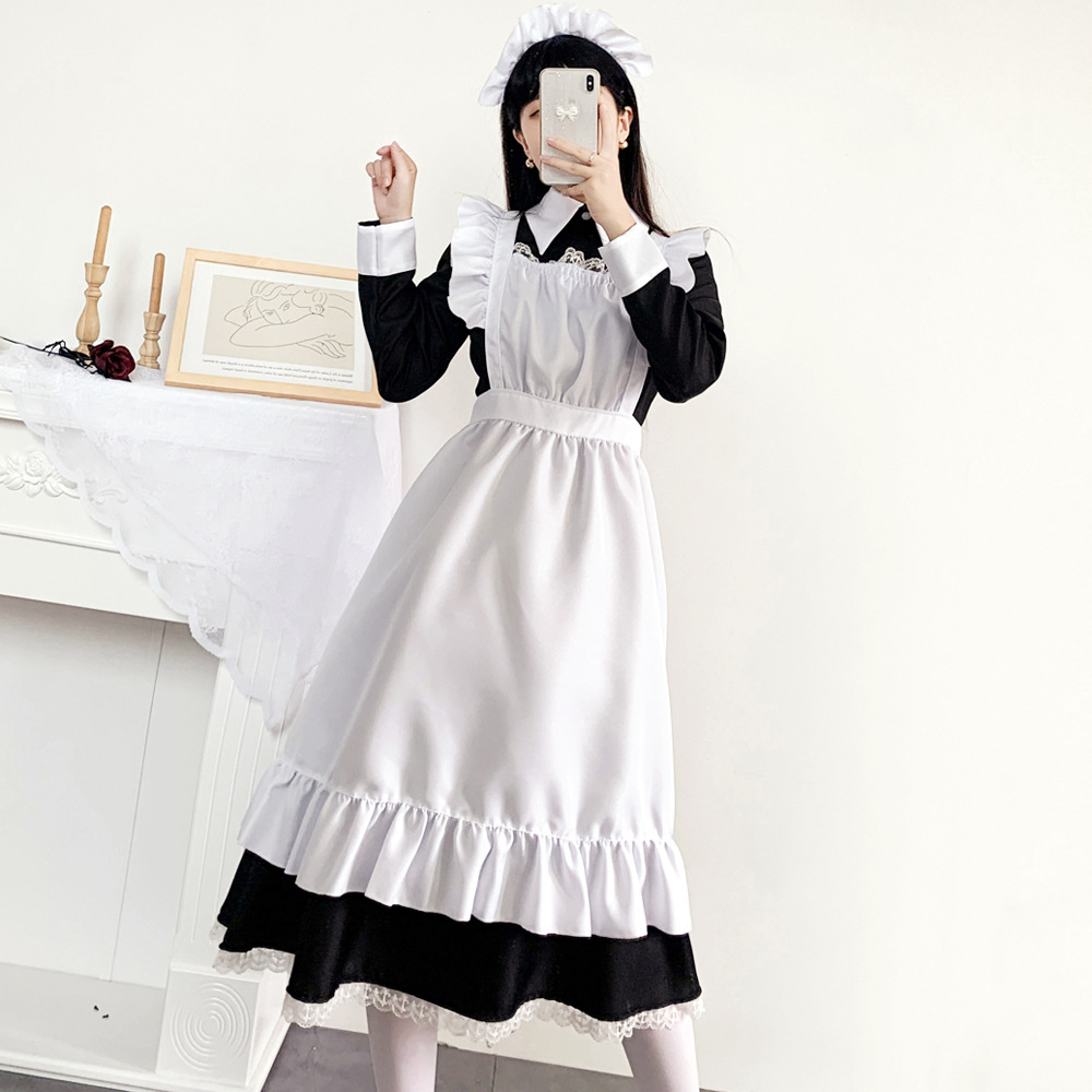 メイド服｜ロングドレス・コスプレ・可愛い・制服・ドレス|undefined