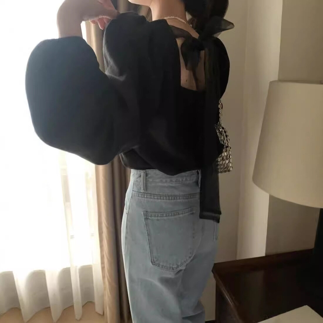 トップス｜シック・秋・バックリボン・蝶結び・オシャレ|undefined
