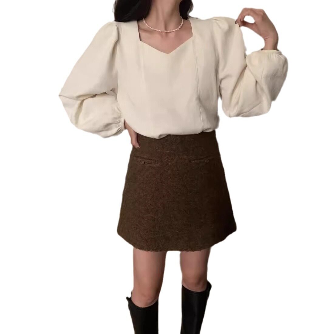 トップス｜シック・秋・バックリボン・蝶結び・オシャレ|undefined