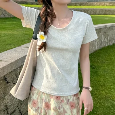 Tシャツ ｜ 大きめ・カジュアル・春夏・コットン・ショート丈・フィット・服