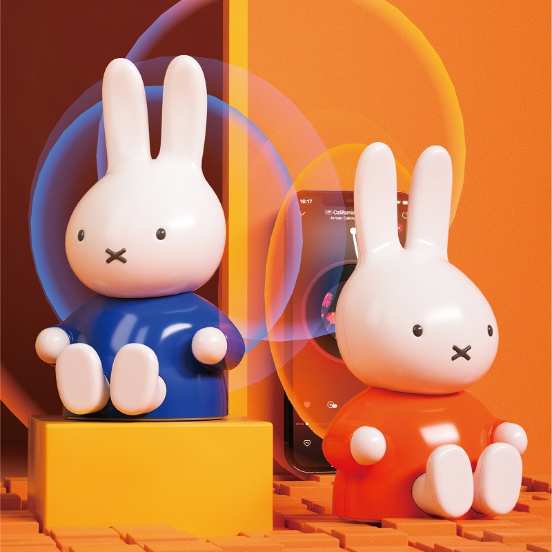 miffyスピーカー｜ワイヤレス・伸縮式なウサギの足・スマホスタンドとして・3つの接続方法【詳細ページで使い方確認必要】|undefined