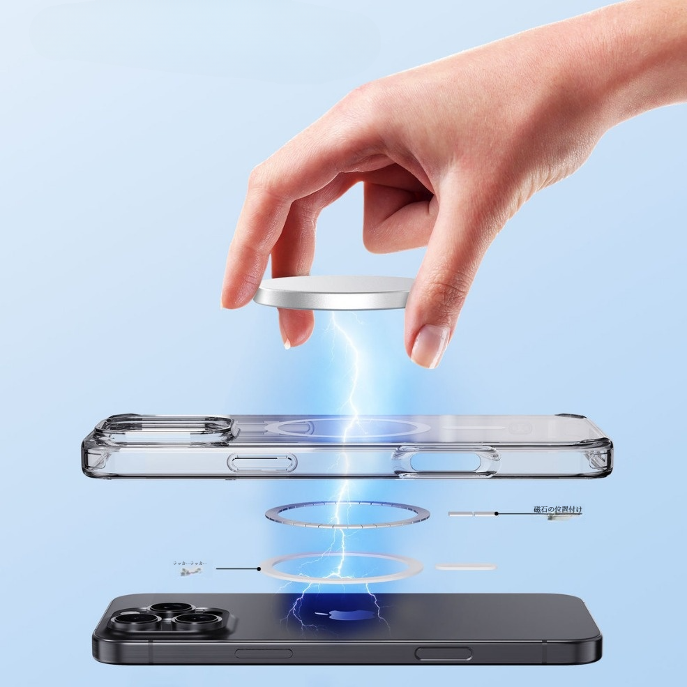 iPhone16用スマホケース｜透明・ハードケース・衝撃吸収・保護カバー・16ProMax用|undefined