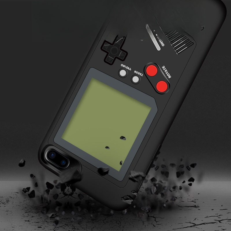 iPhone15プロマックス対応スマホケース｜ゲーム用スマホケース・テトリス・レトロ・ストレス解消・スマホカバー|undefined