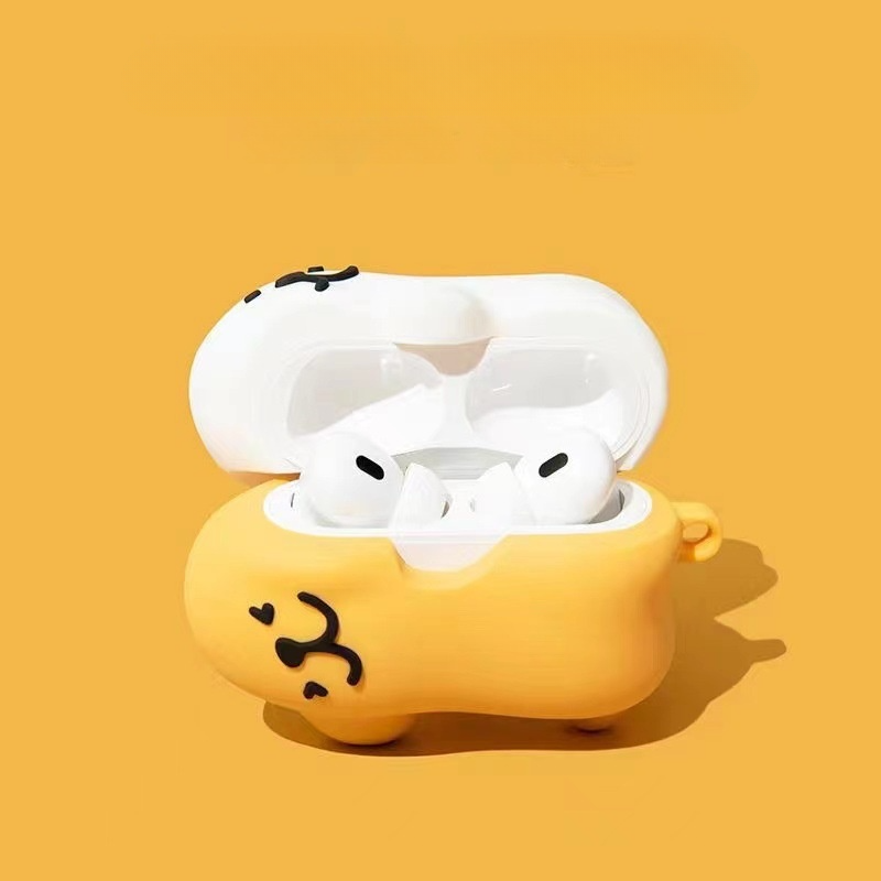 airpodsケースカバー｜小犬・AirPods Pro 3・シリコン・ワイヤレス・Bluetooth・イヤフォン・保護ケース・Apple 2代・ソフトシェル|undefined