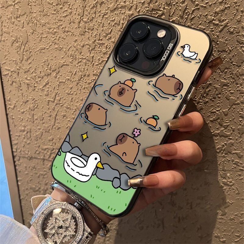 iPhoneスマホケース｜カピバラ・15 Pro Max対応・14・新作・13・カートゥーン・ 12・フルカバー・ 11・高級・ソフト|undefined
