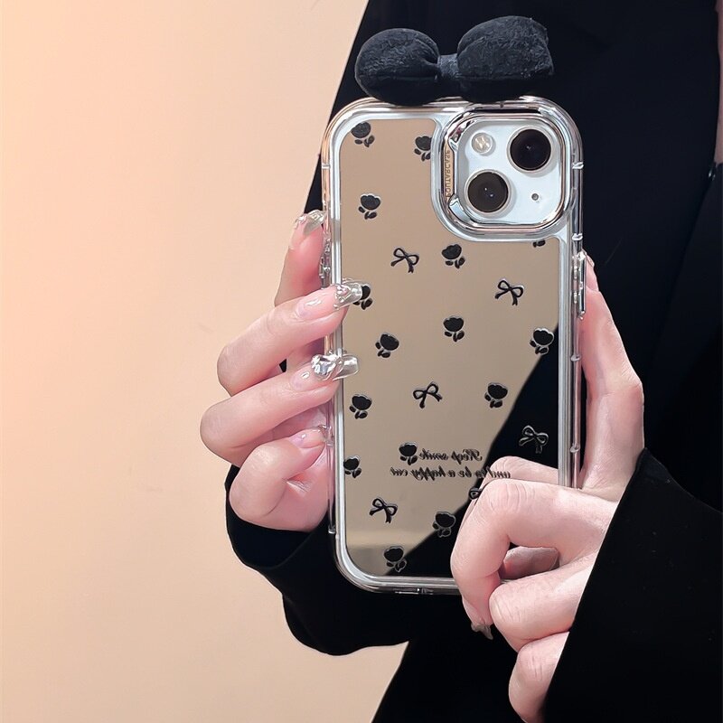 ミラー蝶スマホケース｜iPhone13/15pro max・Apple14 plus・スマホケース・11/12・ソフト・XS/XR・ミラー・7・8P|undefined