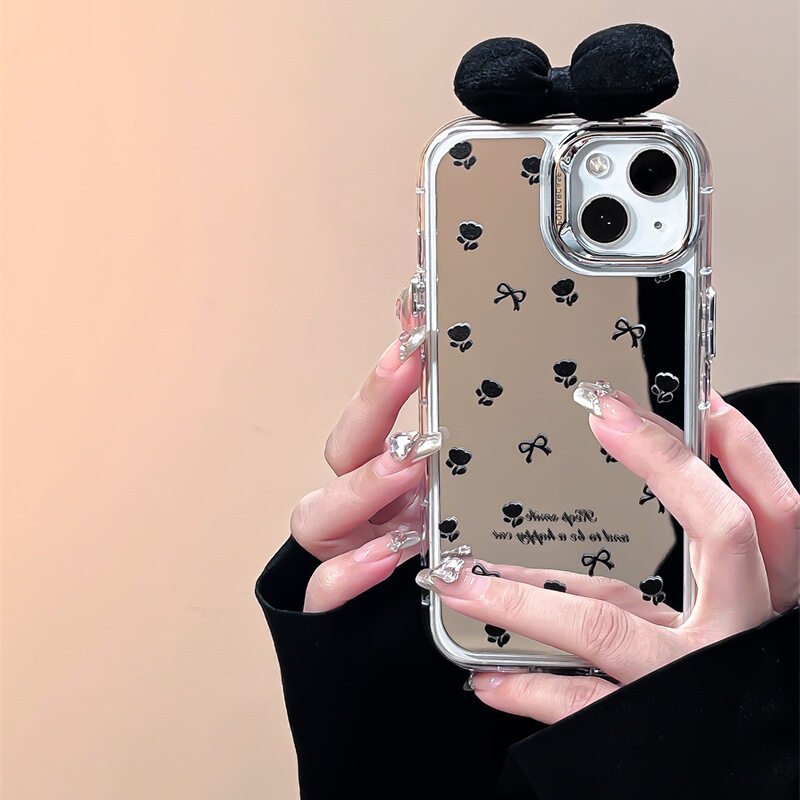 ミラー蝶スマホケース｜iPhone13/15pro max・Apple14 plus・スマホケース・11/12・ソフト・XS/XR・ミラー・7・8P|undefined