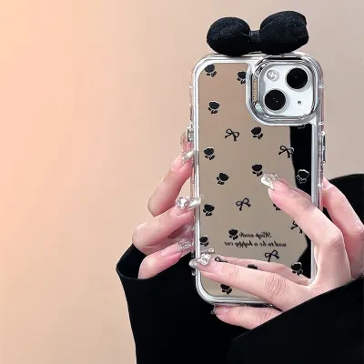 TechGenius ミラー蝶スマホケース｜iPhone13/15pro max・Apple14 plus・スマホケース・11/12・ソフト・XS/XR・ミラー・7・8P