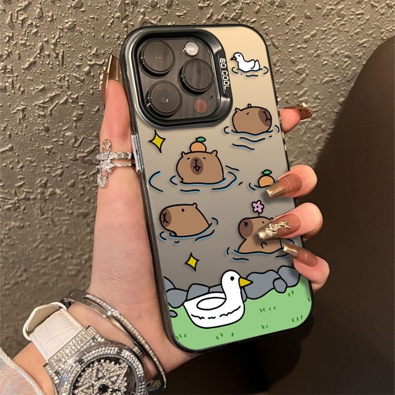 iPhoneスマホケース｜カピバラ・15 Pro Max対応・14・新作・13・カートゥーン・ 12・フルカバー・ 11・高級・ソフト|undefined