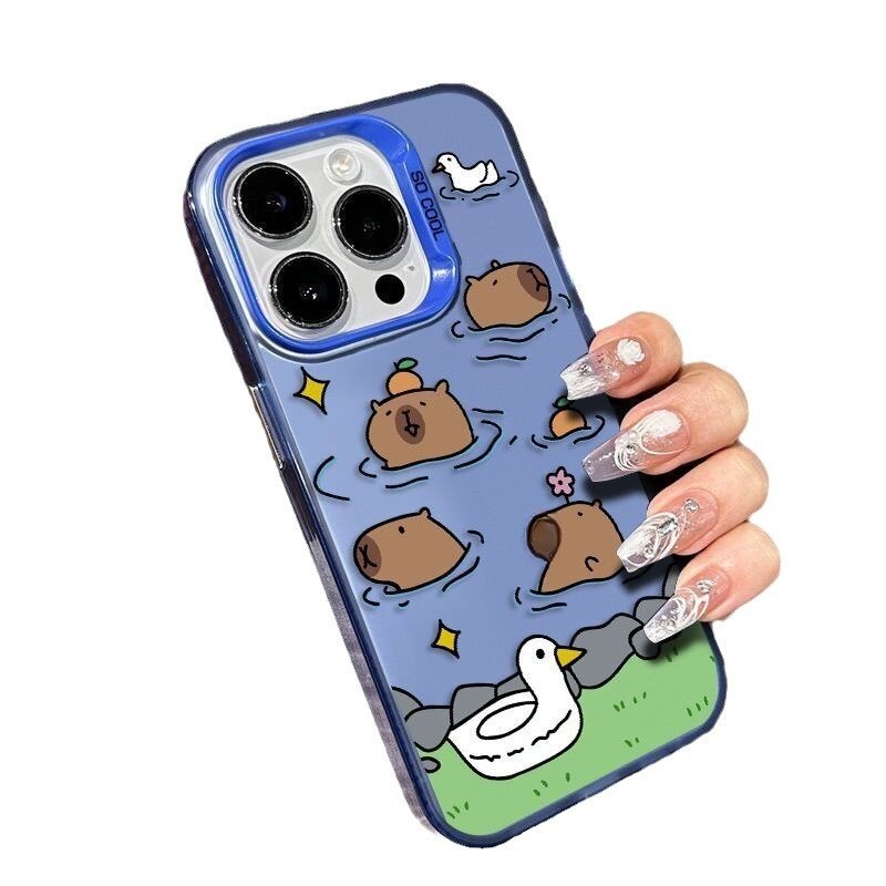 iPhoneスマホケース｜カピバラ・15 Pro Max対応・14・新作・13・カートゥーン・ 12・フルカバー・ 11・高級・ソフト|undefined