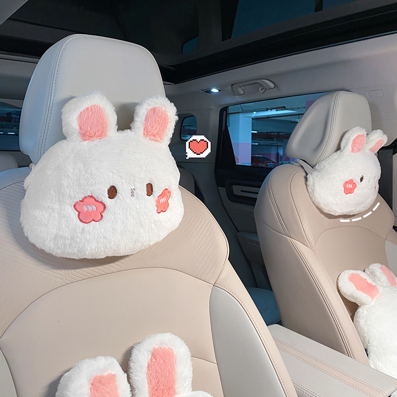 車用クッション｜ネックピロー・ふわふわ・かわいい・カートゥーン・四季対応・車内用枕|undefined