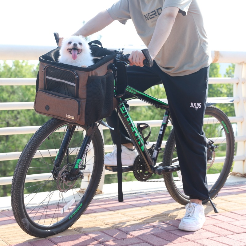 自転車用ペットキャリー｜猫犬用・大容量・折りたたみ式・取り付け簡単|undefined