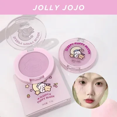 JOLLY JOJOチーク｜マット・フェイス・シェーディング・ハイライト・明るくする・細かいラメ・単色・メイクアップ・コスメ